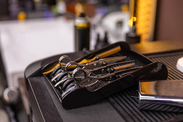 istock Shaving equipment and tools at a Turkish barbers 2253384139