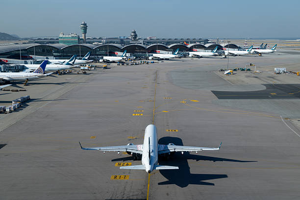 Hong Kong - November 26, 2025 : General view of the Hong Kong International Airport in Chek Lap Kok, Hong Kong.