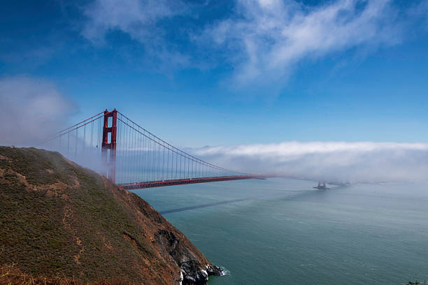 istock Golden Gate Bridge shrouded in fog 2253388183