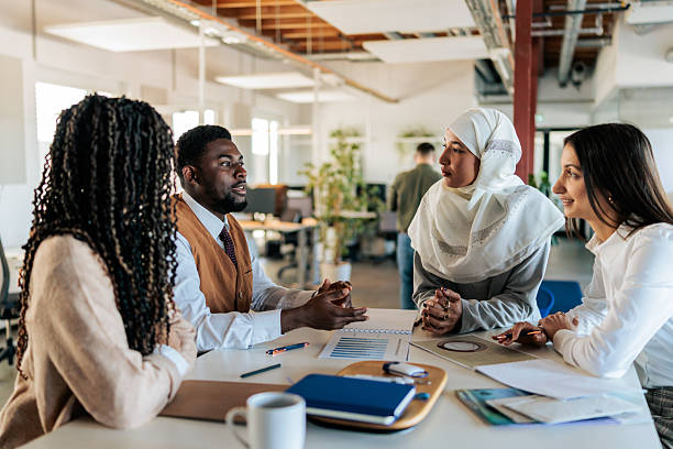 istock Colleagues Discussing Ideas During a Team Meeting 2253388598