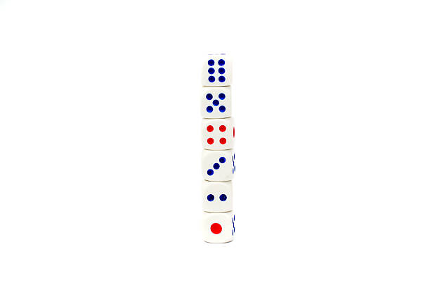 Dice are small, throwable objects with marked sides that can rest in multiple positions.