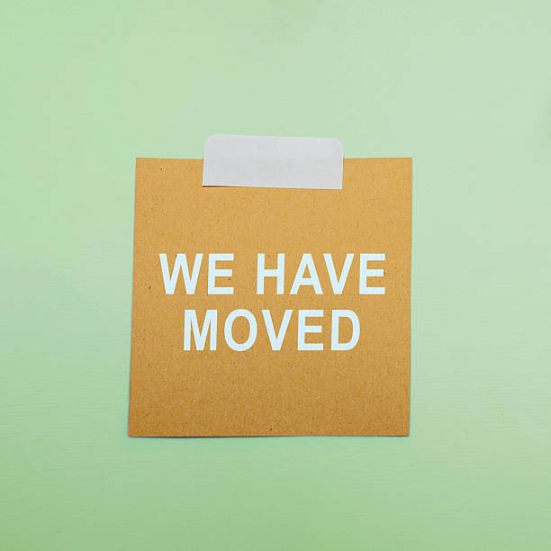 istock Square cardboard card with the white text 