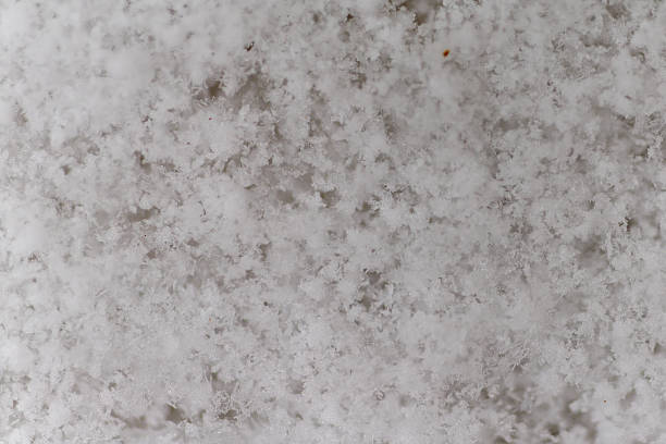 Freshly fallen snow creating a natural abstract texture