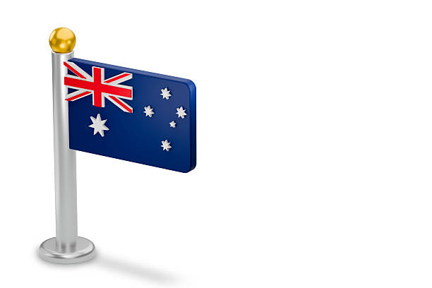 National Shield of AUSTRALIA Flag with Original color