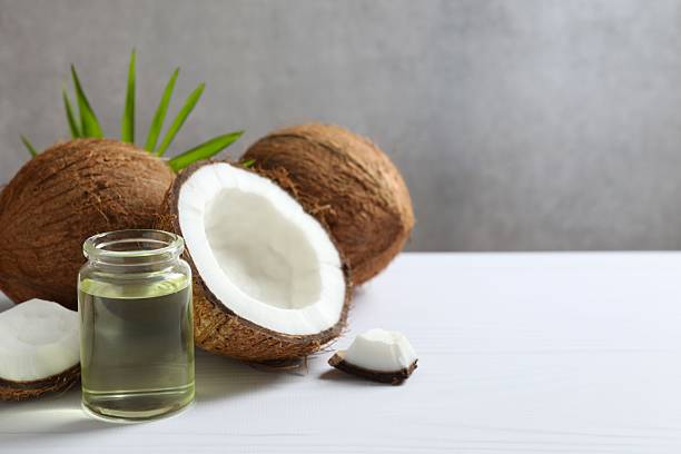 istock Jar of coconut oil on the table 2253415246