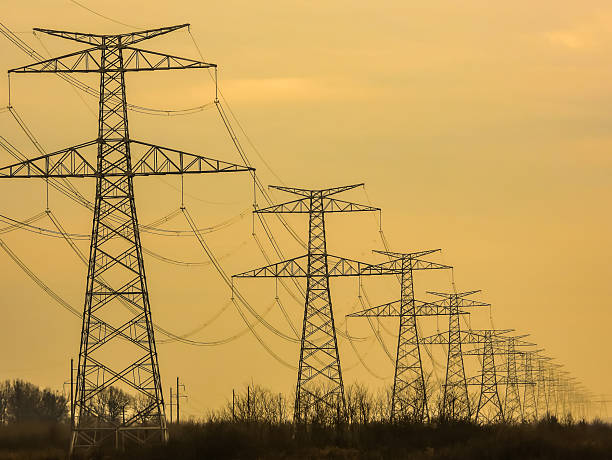 istock High voltage power lines at sunset 2253422784
