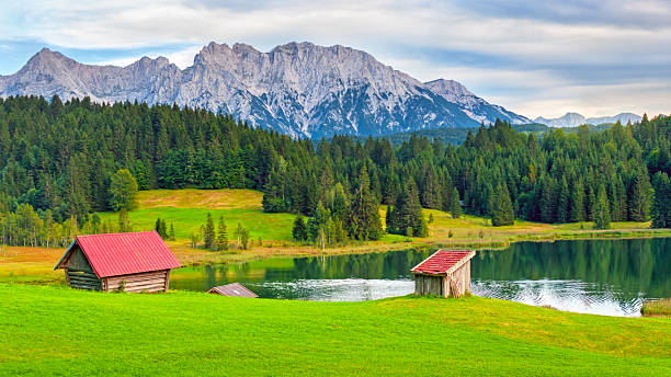 istock Alpine landscape Geroldsee lake, Bavaria Germany 2253428112