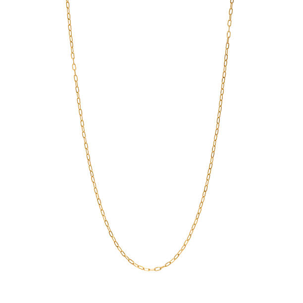 istock Gold Silver Chain Necklace Isolated on White Background. Bracelet 2253441937