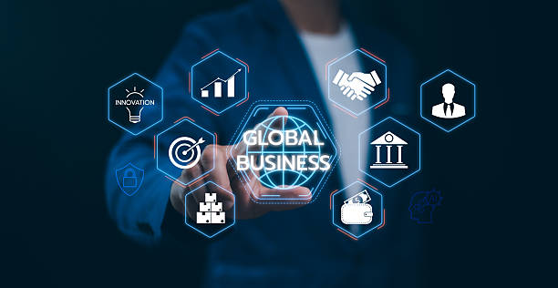 istock Explore global business strategy, technology, and innovation. digital interface worldwide investment and growth networks, symbolizing modern success, finance, development, and secured partnerships. 2253442291