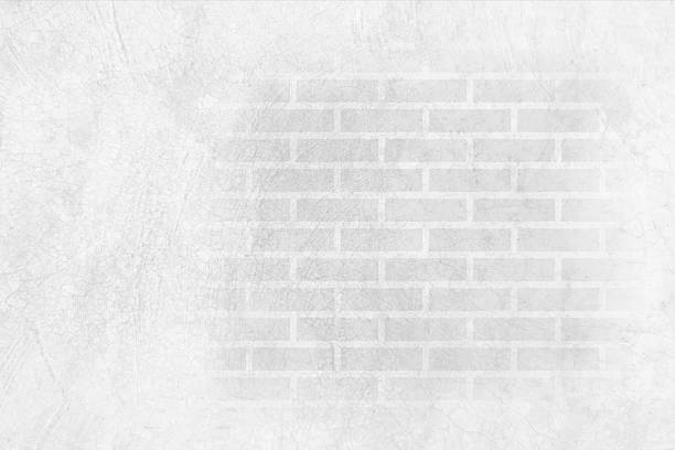 Plain blank empty gray white textured effect grunge rough abstract scratched weathered rustic texture scuffed adobe material faded brick wall backdrop old style damaged crumbling wall texture horizontal vector background that is rough rustic.