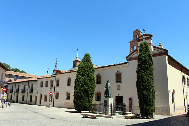 istock Statue of Cardinal Cisneros near a monastery in Alcala 2253458184