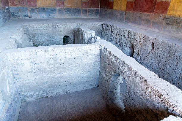 A hallway at the Villa San Marco ruins