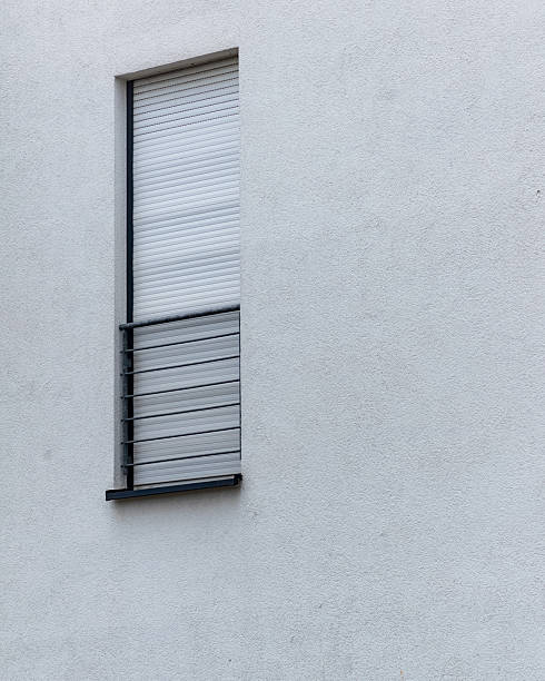 istock Modern window design on a minimalist white building showcasing sleek lines and simplicity 2253478495
