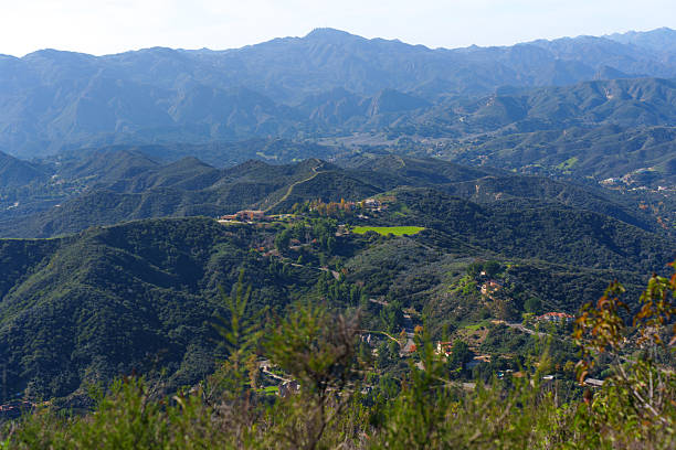 istock Panoramic View of Verdant Calabasas Hills Adorned With Upscale Homes Under a Clear Sky 2253495417