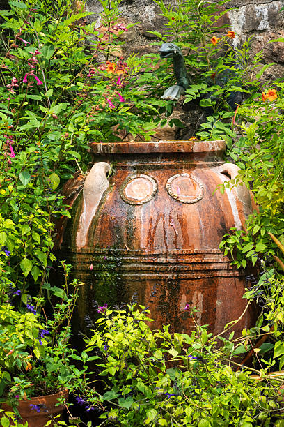 Vase in Summer garden