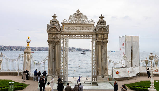 Istanbul, Turkey - December 21, 2025: Dolmabahce Palace (Dolmabahce Sarayi) in Istanbul, Turkey.