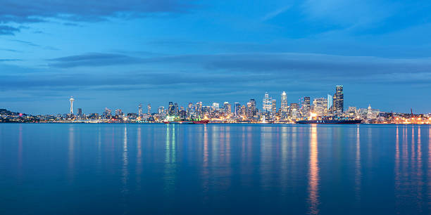 istock Seattle, Washinton Daytime Skyline from Seacrest Park 2253506195