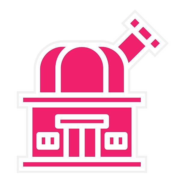 Vector Design Observatory Icon Style