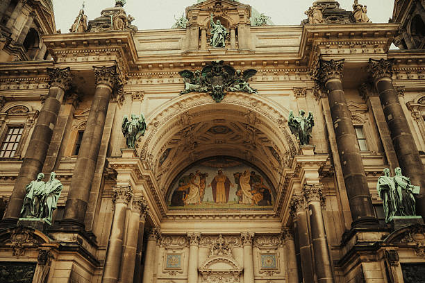 Close up of the the church in Berlin - Cathedral protestant