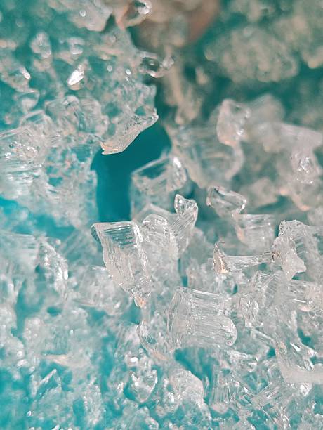 Discover the breathtaking detail of nature’s geometry with this high-quality macro photography of transparent crystals. Featuring sharp, intricate structures and sparkling clarity, this image offers a stunning visual contrast against a refreshing aqua blue backdrop. This versatile aesthetic is ideal for website backgrounds, skincare branding, wellness content, or scientific illustrations that demand a sense of purity, freshness, and sophisticated modern design.