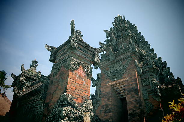 Balinese temple gate, Bali Indonesia
