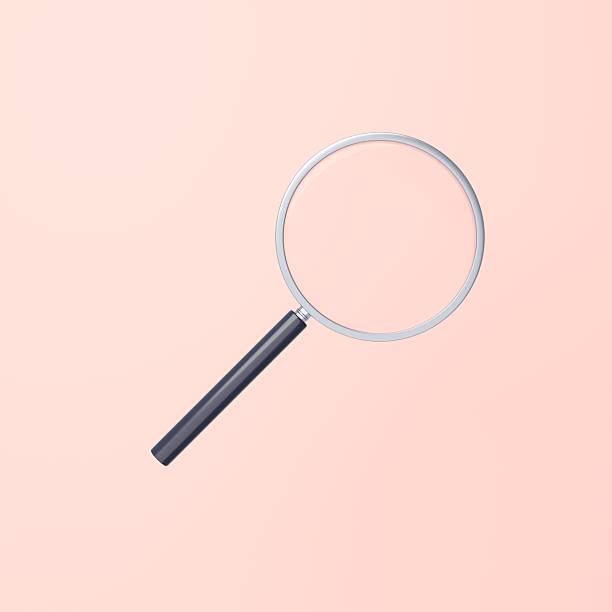 istock Simple 3D image of a magnifying glass 2253539290