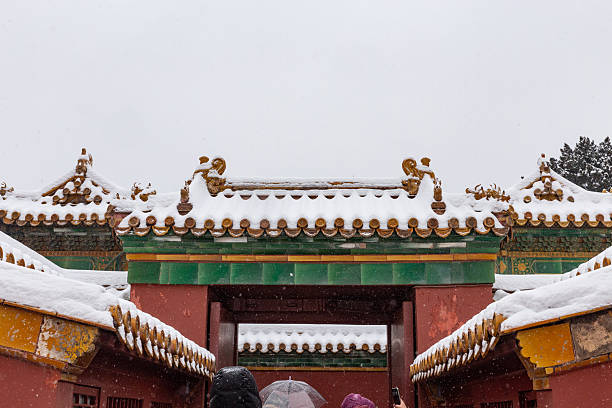 istock Snow Covered Eaves of the Forbidden City 2253555498