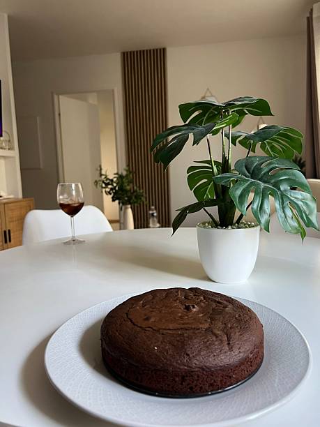 A delicious, soft cake, perfect for any occasion. Whether layered or single, it's topped with frosting, fruits, or decorations, bringing sweetness and joy with every bite.