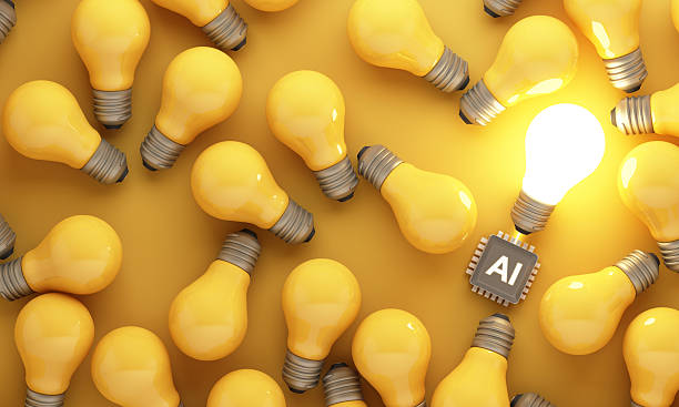 istock AI powered creativity concept with glowing light bulb connected to AI chip among yellow bulbs symbolizing artificial intelligence innovation and smart ideas 3d rendering 2253559280