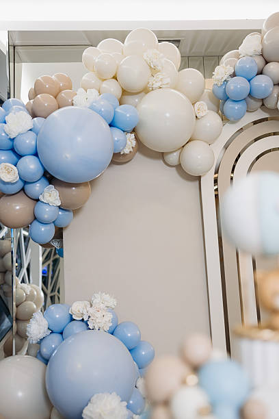istock Elegant Balloon Arch Dcor for Celebrations and Events 2253559350