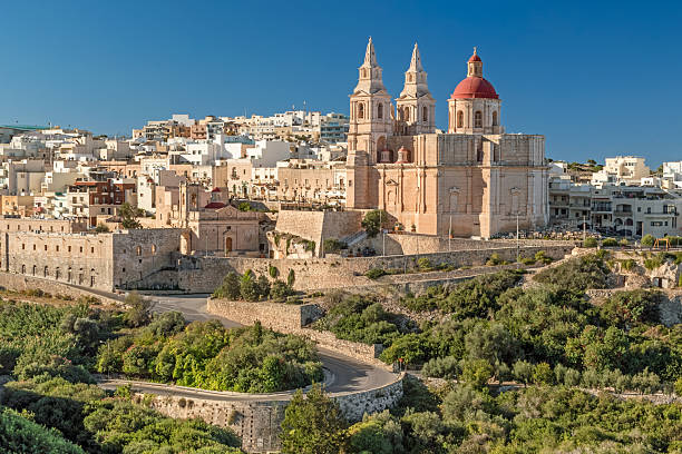 istock Sunlit Citadel Overlooking the Valleys in Mellieha 2253563546