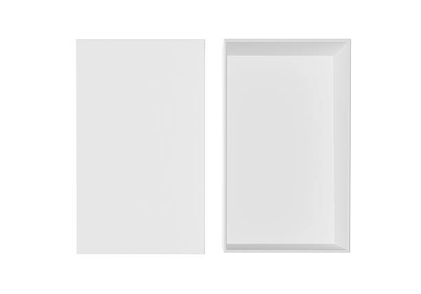 istock Top View. White Open Gift Box Isolated on a White Background 2253577163