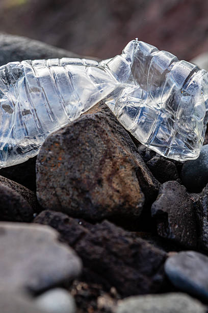 After storms, the sea brings trash to the coast