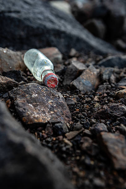 After storms, the sea brings trash to the coast