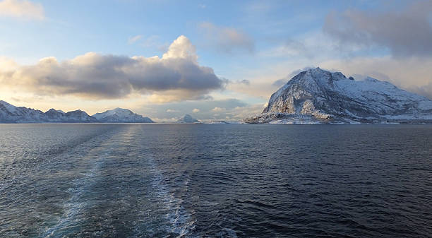 Norwegian coastal journey between Harstad and Finnsnes