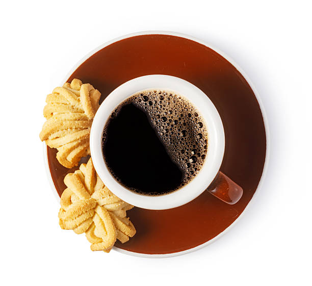 istock Espresso coffee cup with two sweet cookies 2253589718