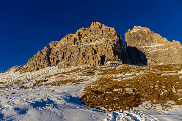 istock Winter Dolomites mountain landscape with snow covered peaks 2253593087