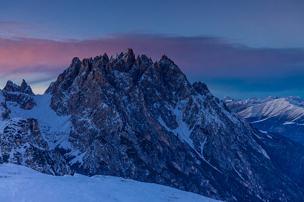 istock Winter Dolomites mountain landscape with snow covered peaks 2253595756