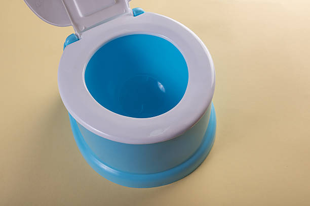 istock Blue plastic baby boy essentials collection 2253599194