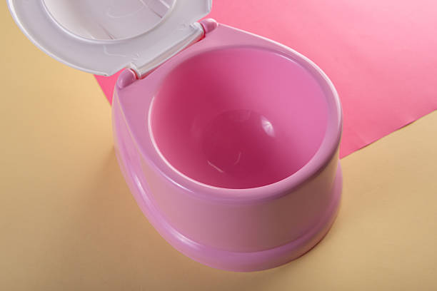 istock Pink plastic baby girl essentials collection 2253599231