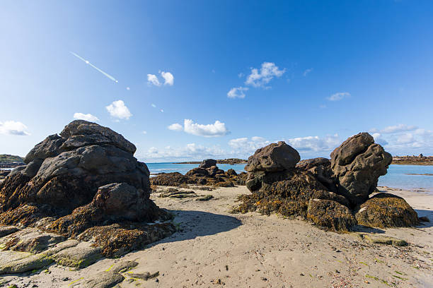 Low Tide Seascape at Chausey Islands, Normandy, France