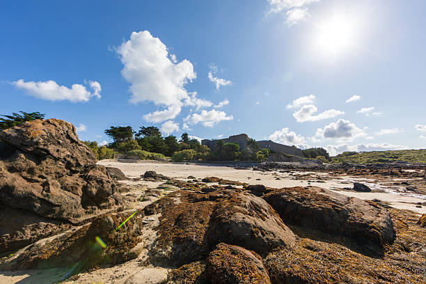 Low Tide Seascape at Chausey Islands, Normandy, France