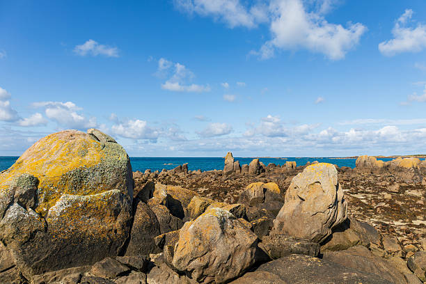 Low Tide Seascape at Chausey Islands, Normandy, France
