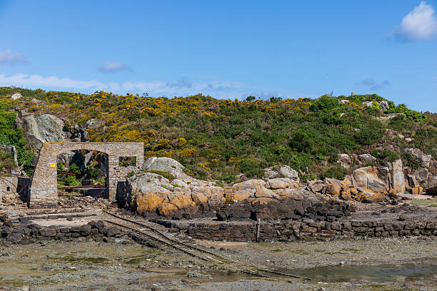 Low Tide Seascape at Chausey Islands, Normandy, France