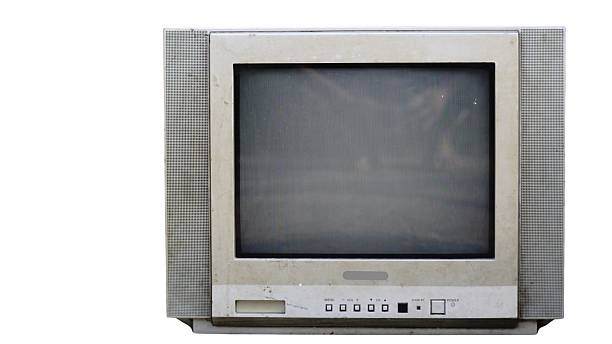istock Old Vintage crt television 2253606817