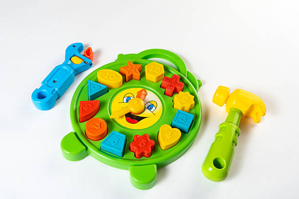 istock Colorful toys on a white background 2253632010