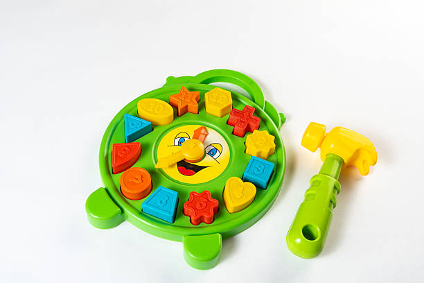 istock Colorful toys on a white background 2253632014