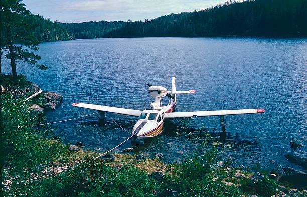 istock Seaplane moored at Toquaht Lake 2253632467