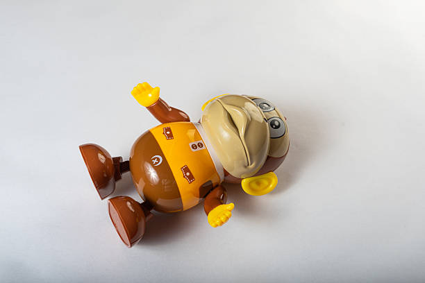 Colorful toys on a white background