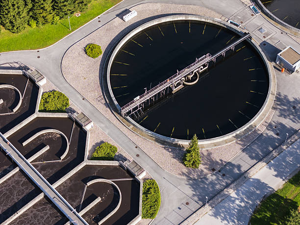 istock Advanced wastewater treatment facilities integrated into urban planning 2253639626